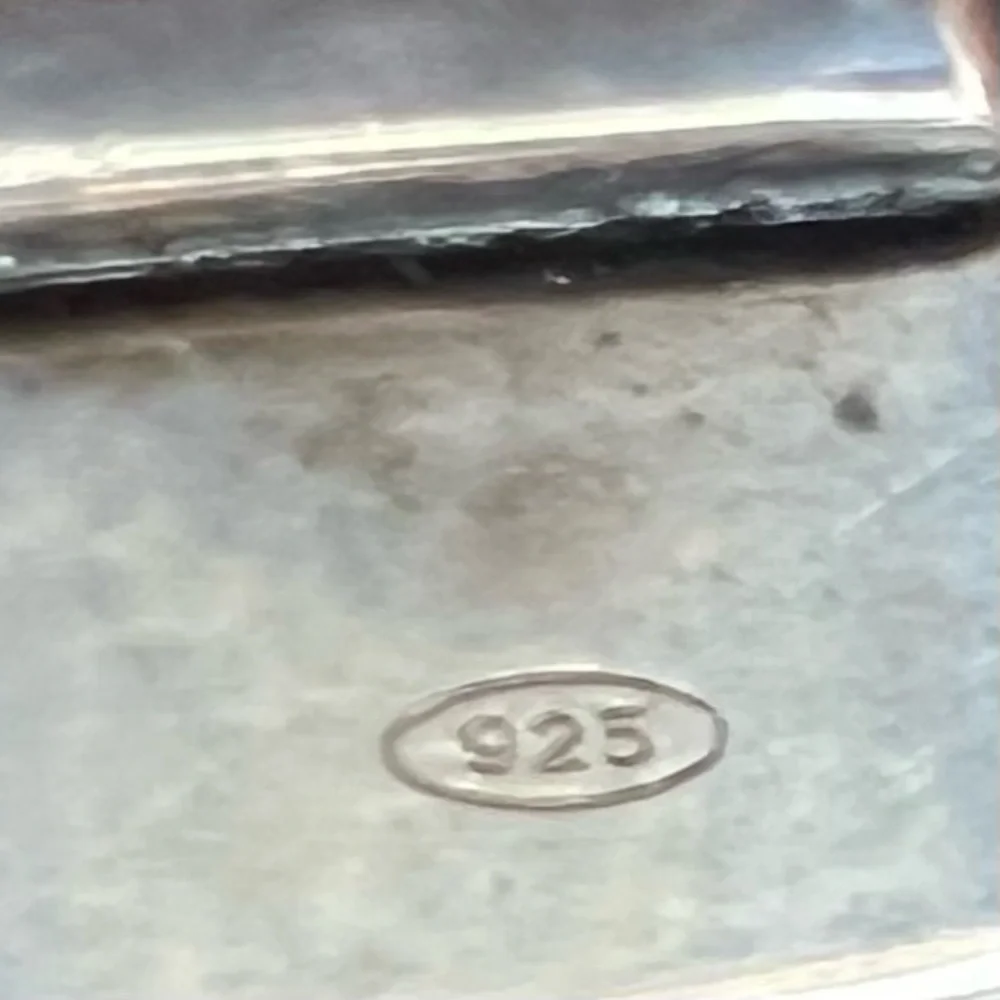 RARE 925 Sterling Silver CLAUDIO CALESTANI Milano Italy LEATHER BELT 100 115 - Picture 12 of 17